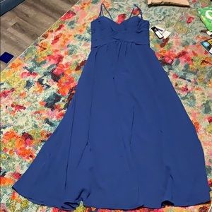 Formal dress in royal blue